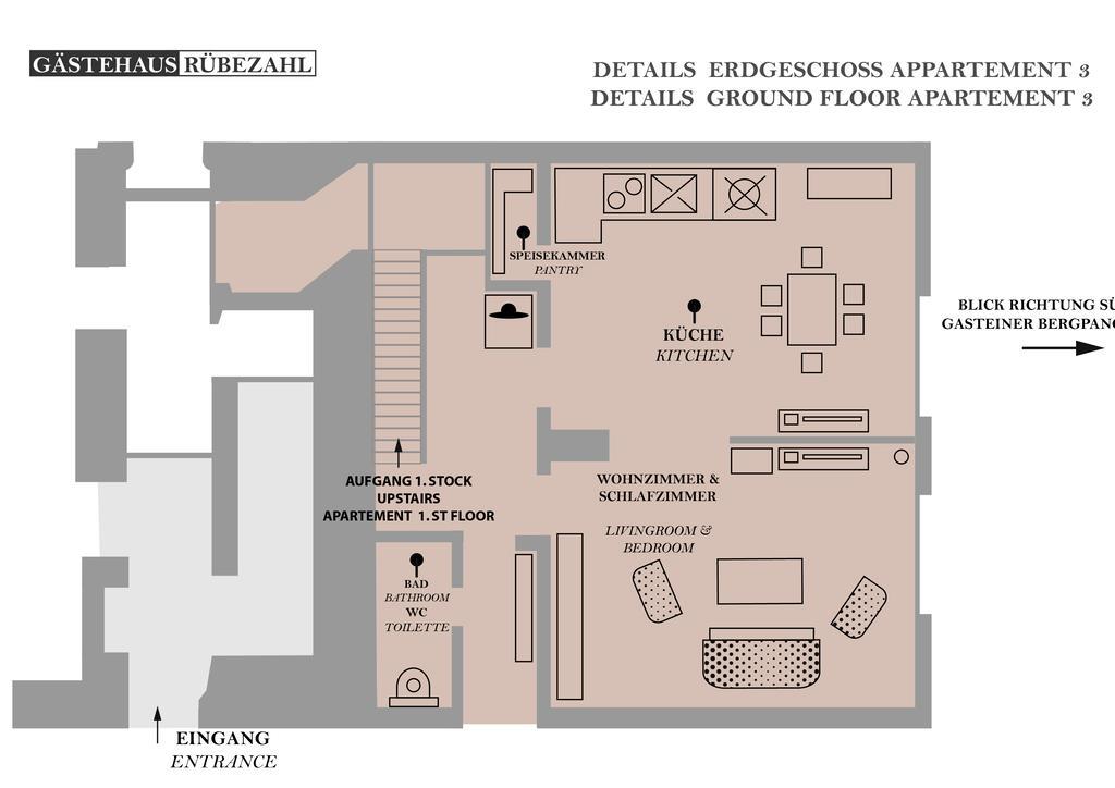 Gaestehaus Ruebezahl Bad Hofgastein Rom bilde